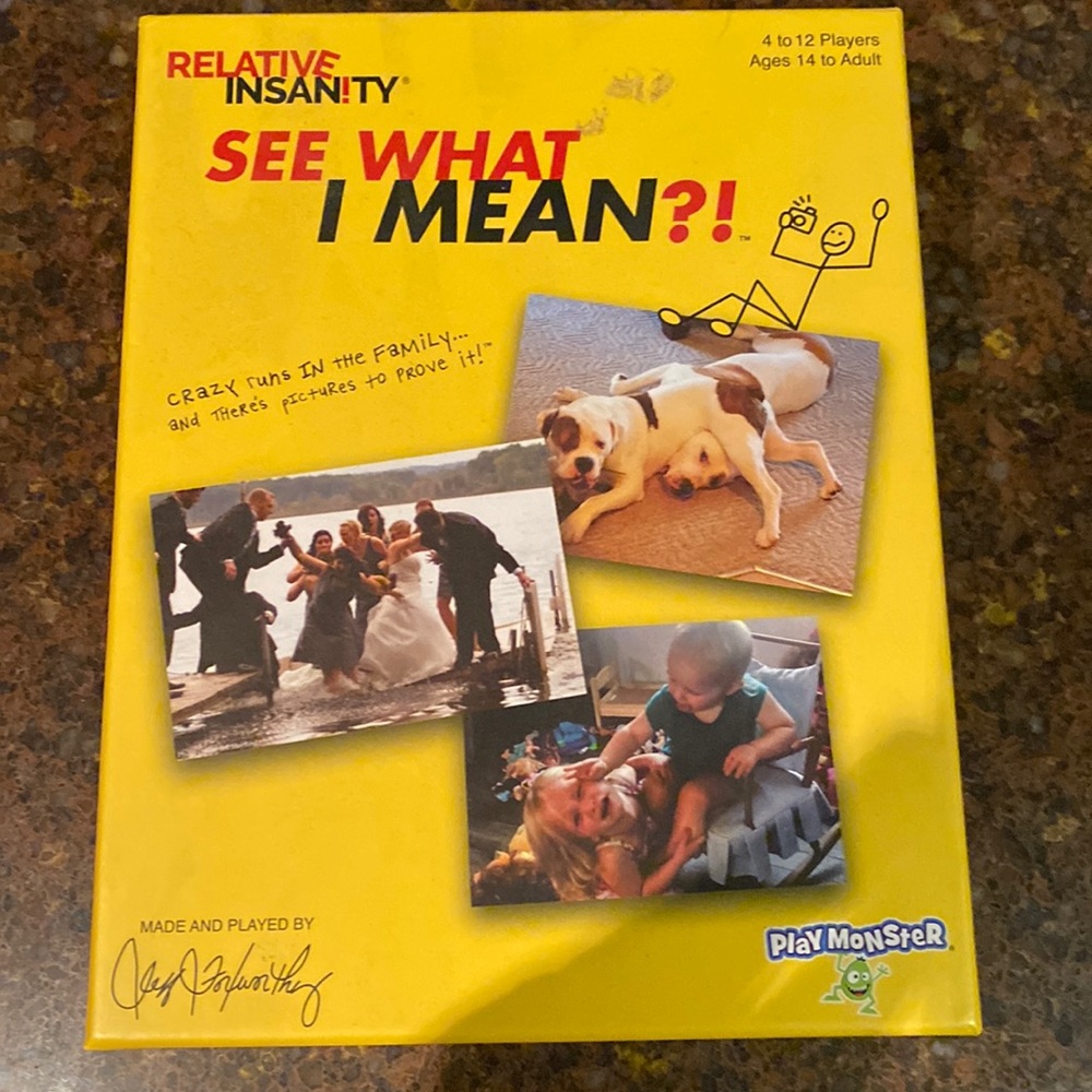 🛍️ 3 for $15- Relative Insanity See what I mean?! Game